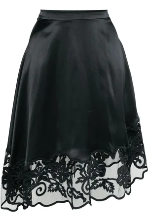 ULLA JOHNSON Avalon nederdel med blomstret broderi