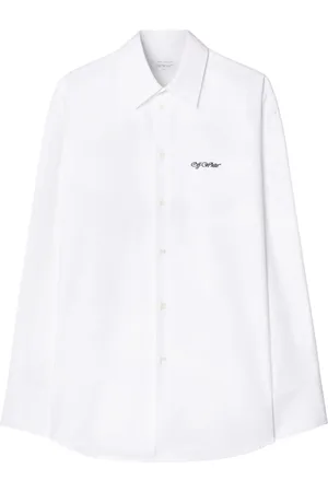 OFF-WHITE College skjorte i bomulds-poplin