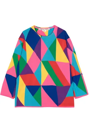 Comme des Garçons Striktrøje med geometrisk mønster