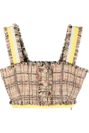 Msgm Cropped top i tweed