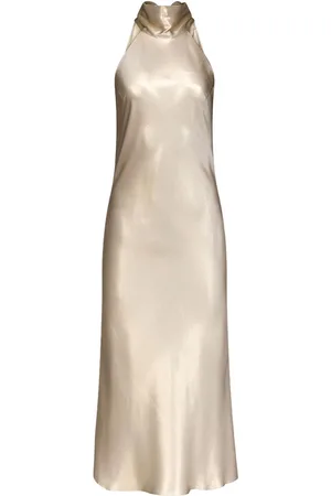 GALVAN Sienna kjole med halterneck