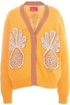 La DoubleJ Cardigan med ananastryk
