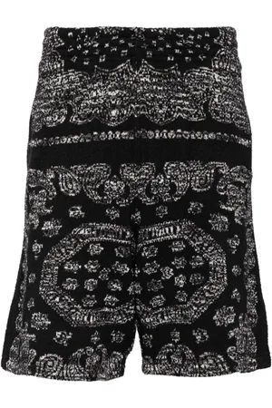 Breathe Bouclé-shorts i mønstret jacquard