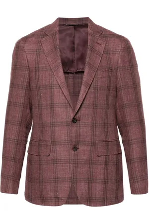 CANALI Enkeltradet ternet blazer