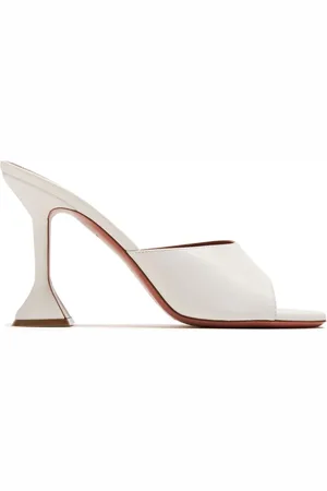 Amina Muaddi Lupita 95 mm mules i læder