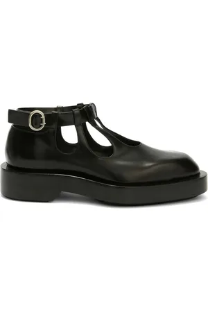 Jil Sander Loafers i læder med spænde