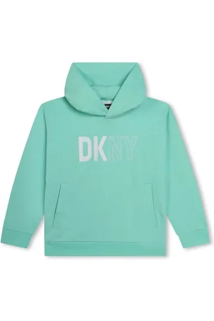DKNY Hættetrøje i jersey med logotryk