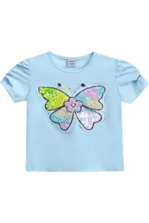 Mimi Tutu Sweatshirt med sommerfugl-applikation