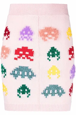 Stella McCartney Kort intarsiastrikket nederdel