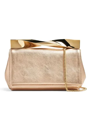 Aquazzura Mini Twist clutch i læder