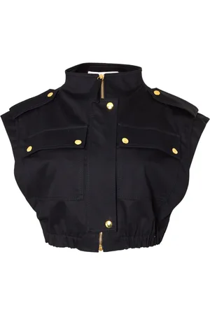 Carolina Herrera Cropped cargo-vest med lynlås