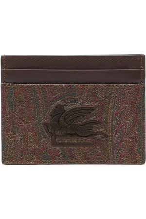 Etro Kortholder med Pegaso-broderet