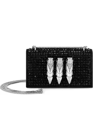 Philipp Plein Lille krystaludsmykket skuldertaske