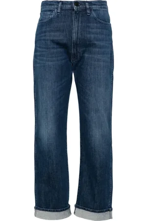 3x1 Cropped jeans med mellemhøj talje