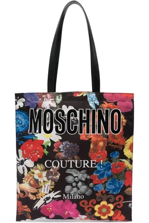 Moschino Stor blomstret tote