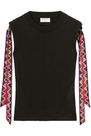 Puccini T-shirt i jersey med Iride-tryk