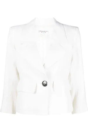 Saint Laurent Enkeltradet jakke fra 1980