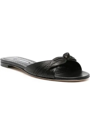 Manolo Blahnik Lollo sandaler i læder