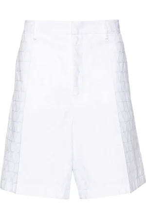 VALENTINO GARAVANI Toile Iconographe shorts