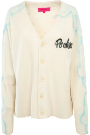 THE ELDER STATESMAN Paradise Airbrush cardigan i kashmir