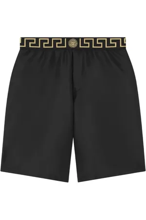 VERSACE Badeshorts med Greca-bånd i taljen