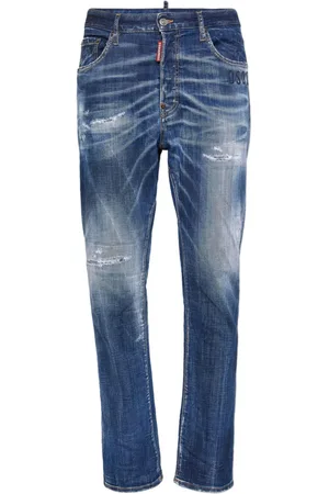 Dsquared2 Skinny-jeans med slitageeffekt