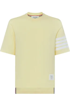 Thom Browne T-shirt med korte ærmer og fire striber