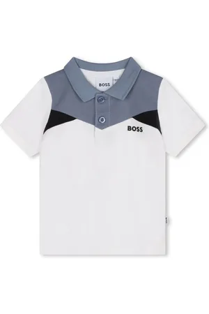 HUGO BOSS Polo med broderet logo
