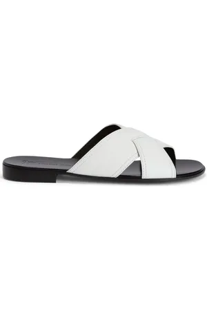 Giuseppe Zanotti Flavio lædersandaler med krydsende remme