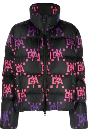 Duvetica Quiltet jakke med monogram-mønster