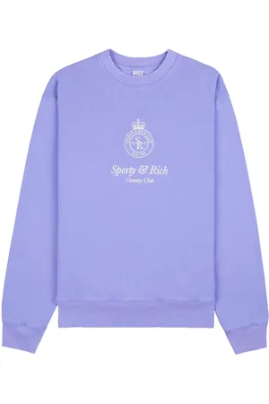 Sporty & Rich Sweatshirt med kronebroderi