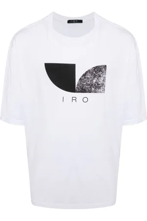 IRO T-shirt med logotryk