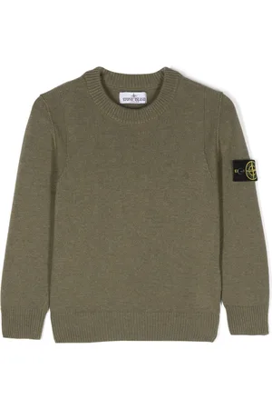 Stone Island Sweater med kompasmærke