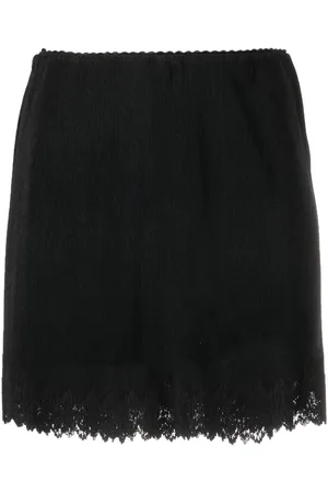 Alexander Wang Kort nederdel med slitageeffekt