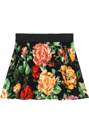 Dolce & Gabbana Nederdel med blomstertryk