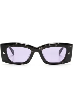 Alexander McQueen Rektangulære Spike Studs solbriller