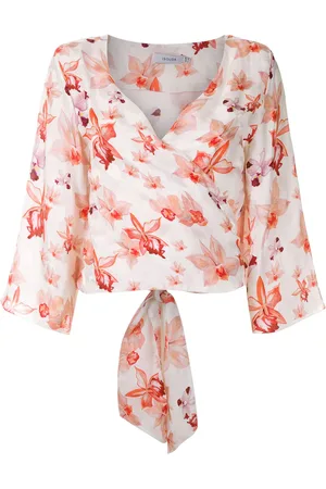 Isolda Penélope de Jacquard de cajú bluse