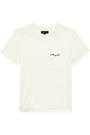 Purple Brand T-shirt med skrifttryk