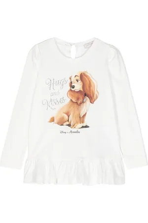 MONNALISA X Disney Lady and the Tramp T-shirt