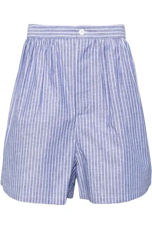 Hed Mayner Shorts med brede ben og striber