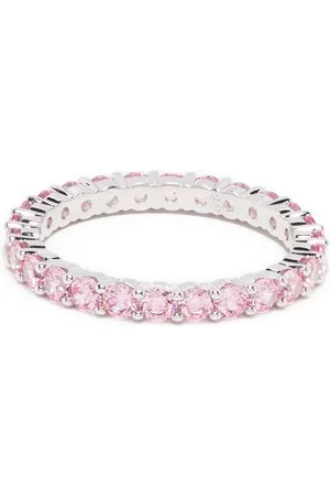 Swarovski Ring med rund stenudsmykning