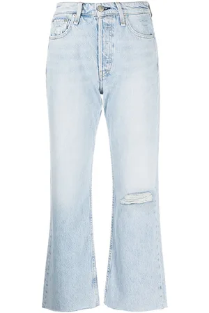 RAG&BONE Maya cropped jeans med høj talje