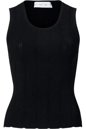 Proenza Schouler Perry kompakte pointelle ribstrikket top