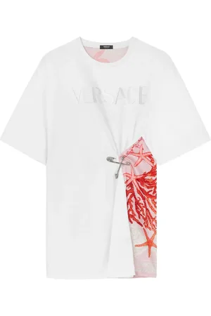 VERSACE Barocco Sea T-shirt med sikkerhedsnål