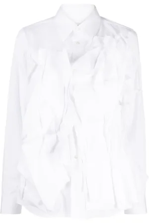 Comme des Garçons Langærmet skjorte med detaljer