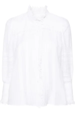 Zadig & Voltaire Trevy skjorte med pintuck-detalje