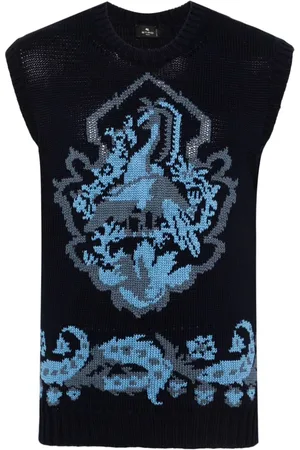 Etro Intarsiastrikket vest