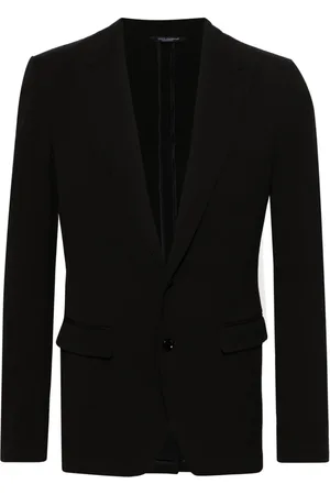 Dolce & Gabbana Tekstureret enkeltradet blazer