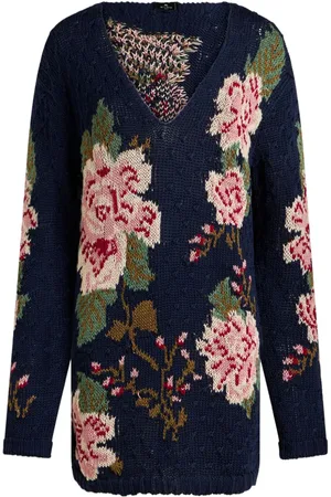 Etro Blomstret trøje i jacquard
