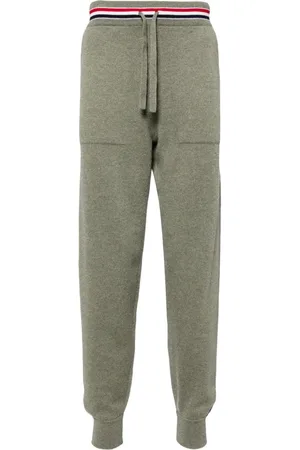 Thom Browne Joggingbukser med RWB-stribe
